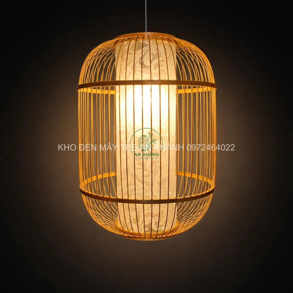 Đen thả tre hình trụ 1 vanh