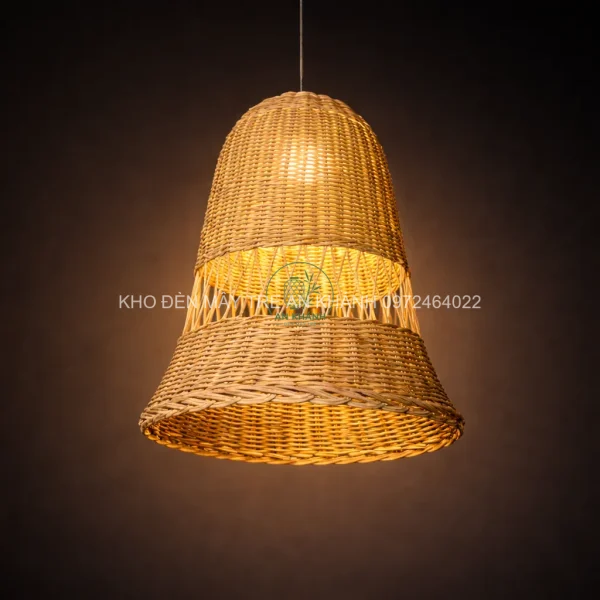Đèn mây thả trần hình chuông