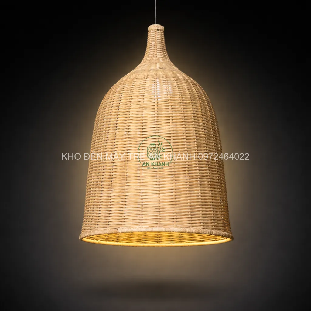 Đèn mây thả trần hình chuông
