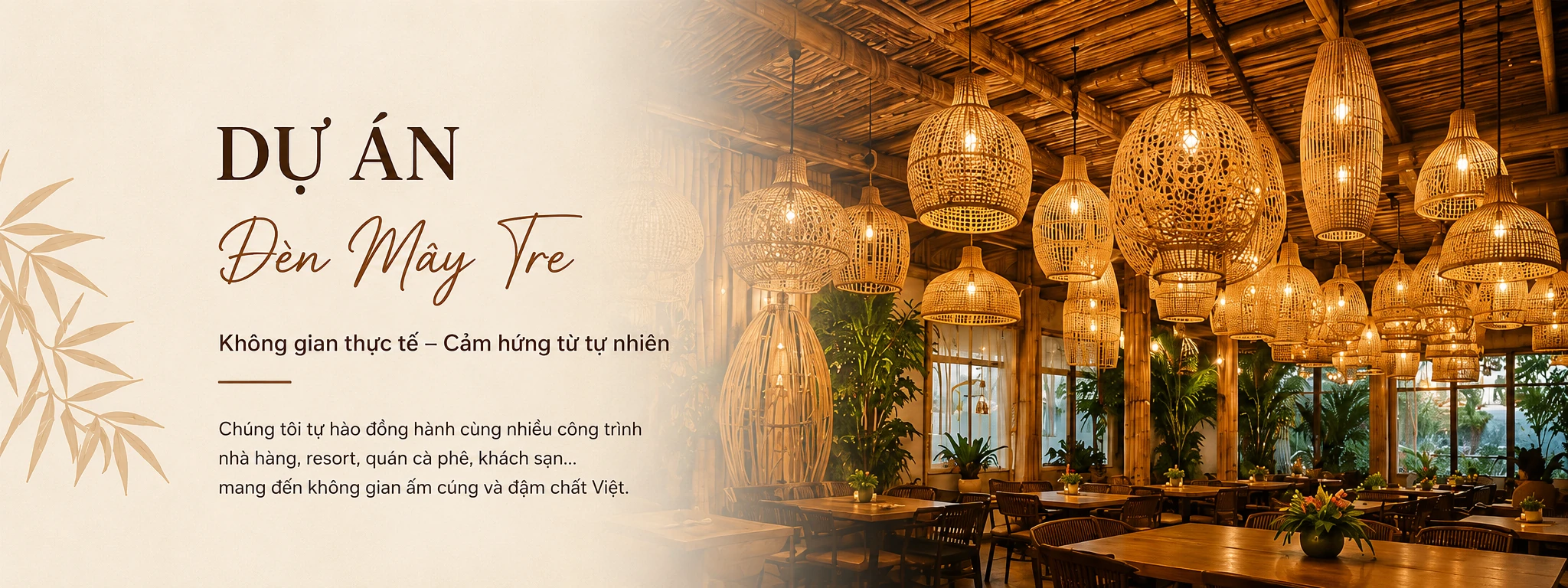 Banner dự án đèn mây tre An Khánh